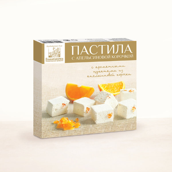 №2 Пастила 205г с апельсиновой корочкой  в Рассказове