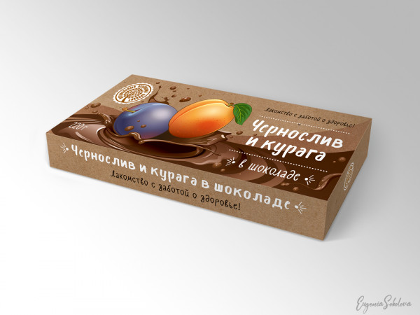 №2 Чернослив и курага в шоколаде, 220г в Рассказове