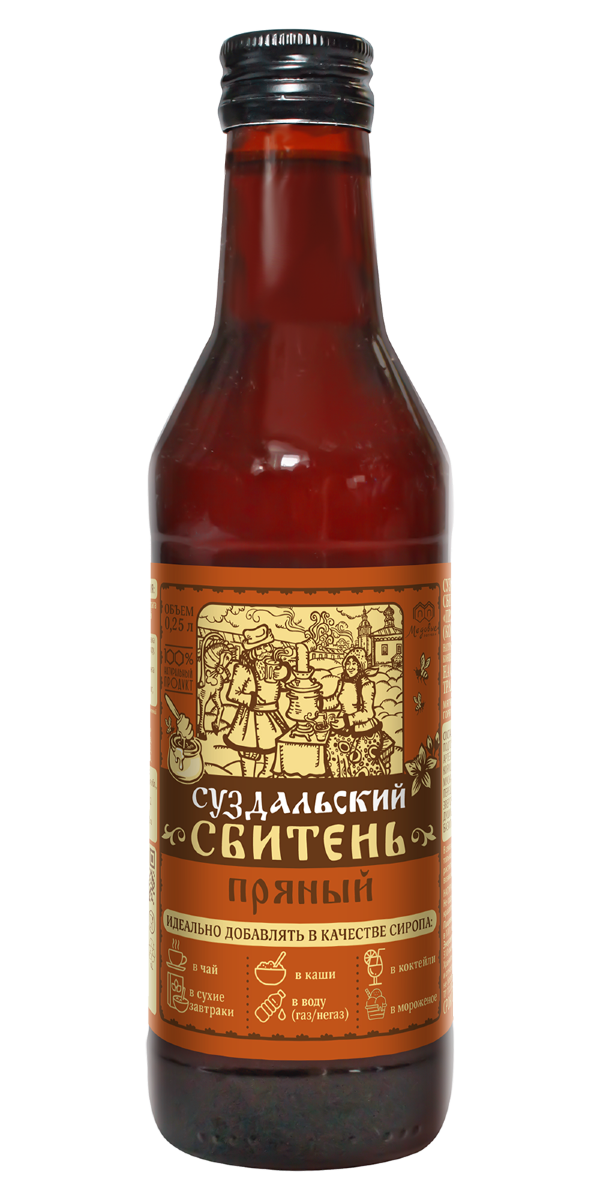 №3 Сбитень Суздальский "Пряный"(блок 8шт по 250мл) в Рассказове