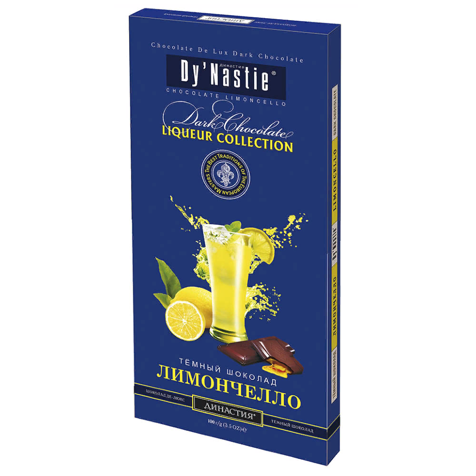  Династия Шоколад "Лимончело", (блок 10шт по 100г)  в Рассказове