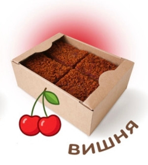 №3 Пряник 1кг с фруктовой начинкой Вишня в Рассказове