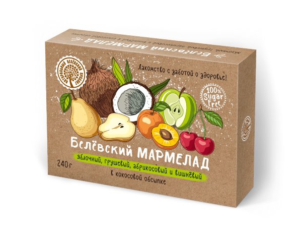 №2 Мармелад белевский на фруктозе 240г  в Рассказове