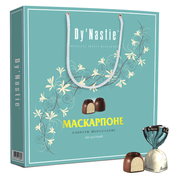 №3 Династия Сумка 170г Конфеты "Маскапроне" в Рассказове