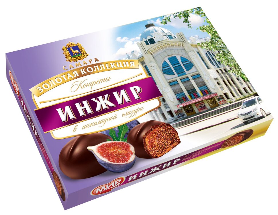  КФ МИР Инжир в шоколадной глазури 160г в Рассказове