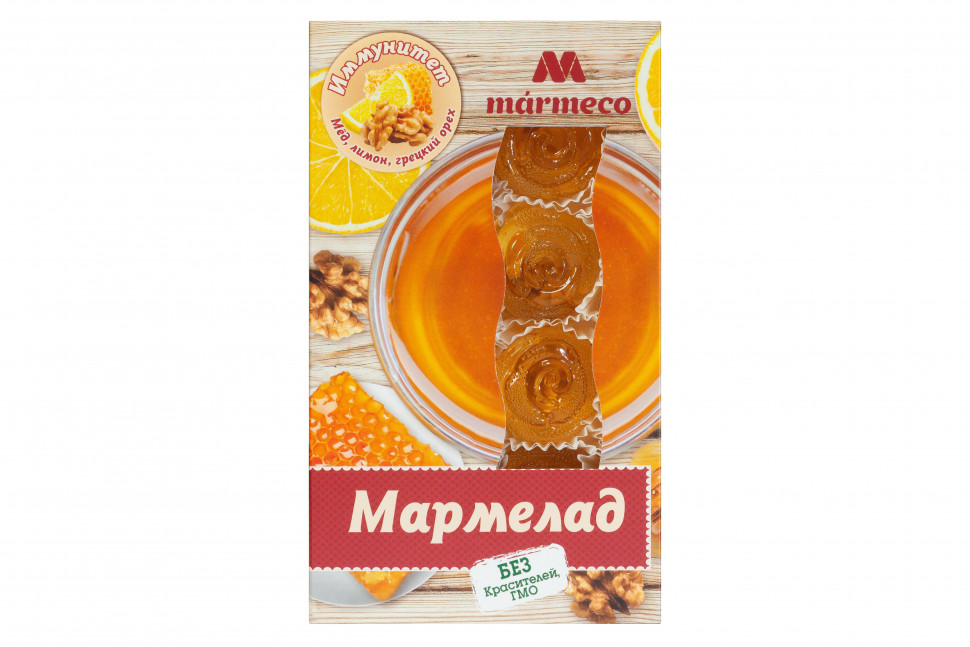  Мармелад "Иммунитет"  Мёд, лимон, грецкий орех, 180г  в Рассказове